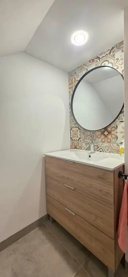 Bathroom of Houses for rent in Villajoyosa / La Vila Joiosa  with Air Conditioner and Internet