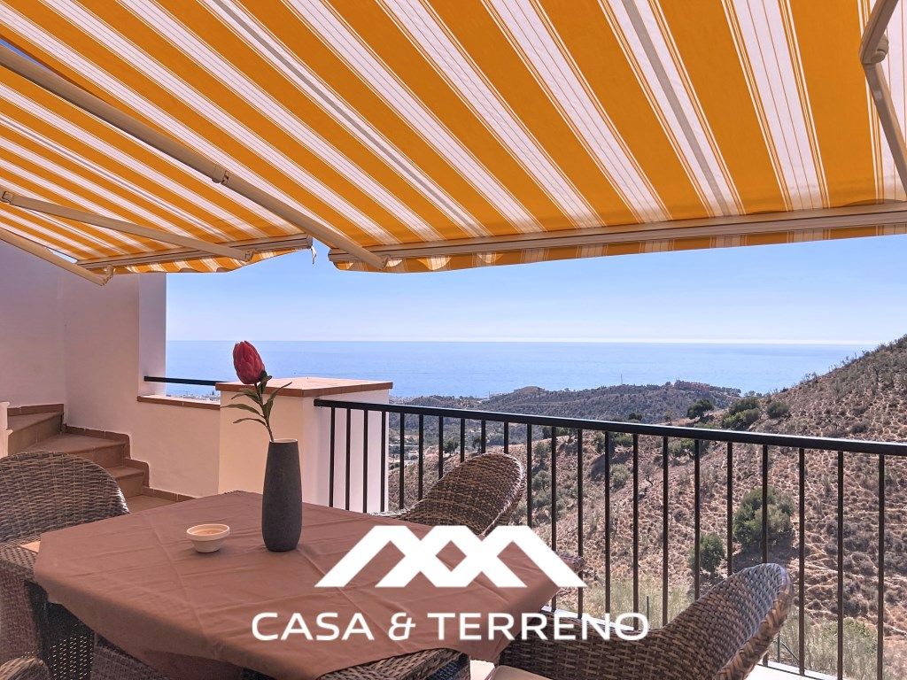 Terrace of Attic for sale in Rincón de la Victoria  with Air Conditioner, Swimming Pool and Furnished