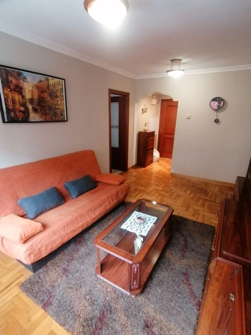 Living room of Apartment for sale in Gijón   with Heating, Parquet flooring and Storage room