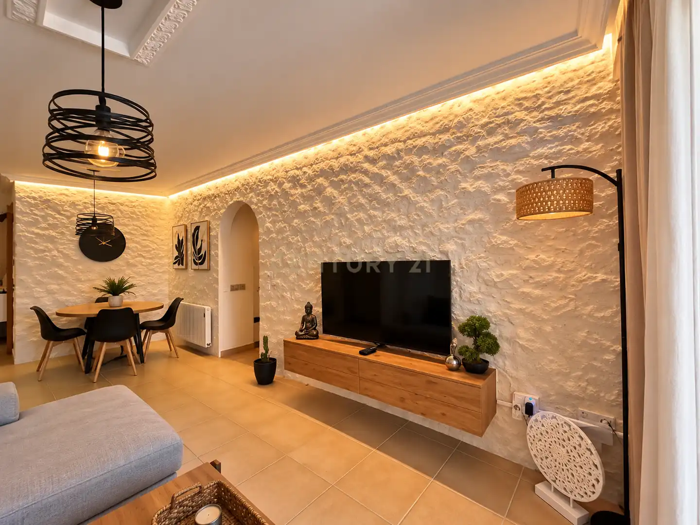 Sala de estar de Piso en venta en Santa Eulària 