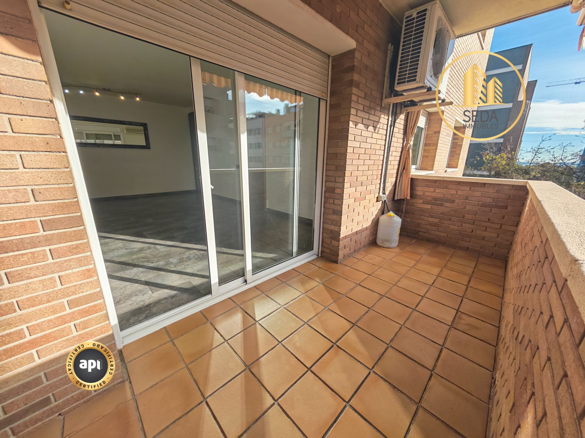 Terrace of Flat for sale in Terrassa  with Air Conditioner, Heating and Balcony