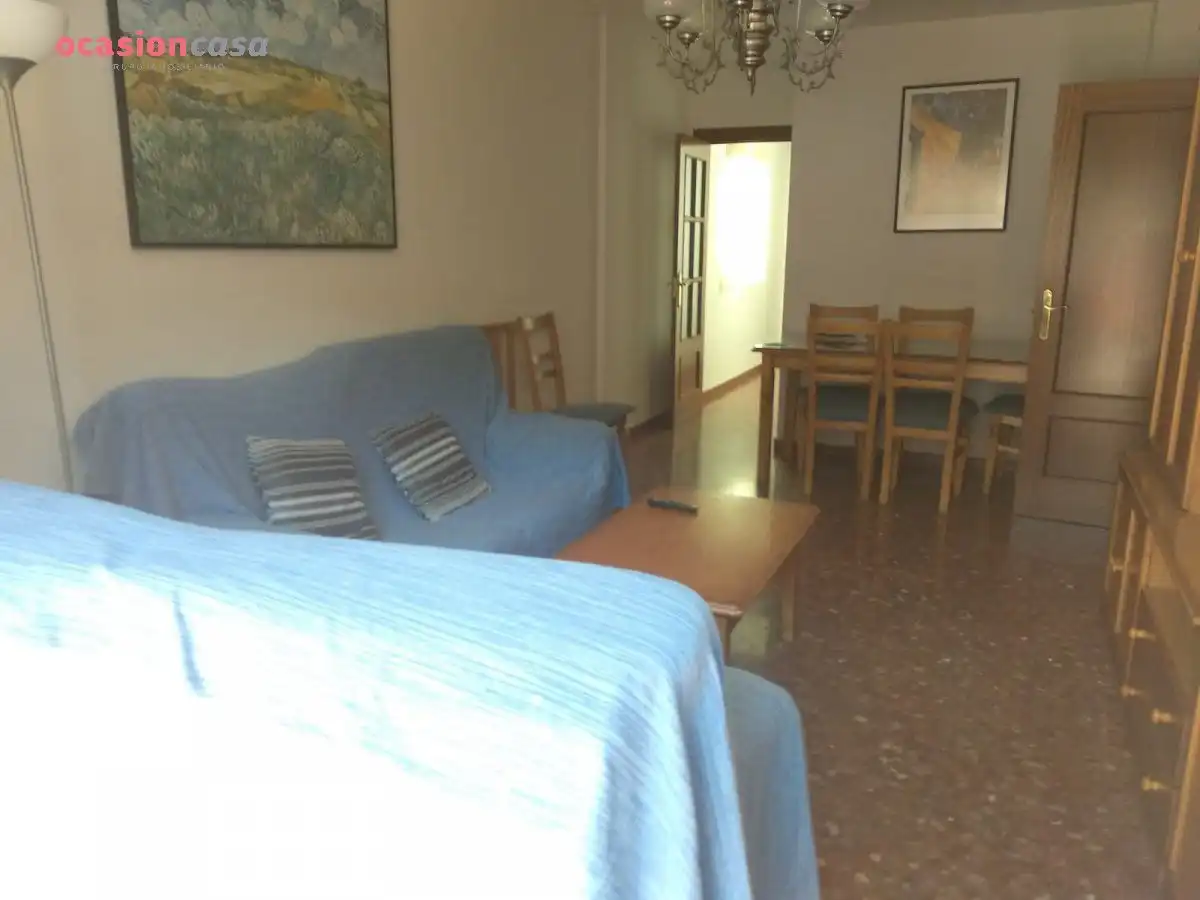 Sala d'estar de Pis de lloguer en Granada amb Calefacció, Jardí privat i Terrassa