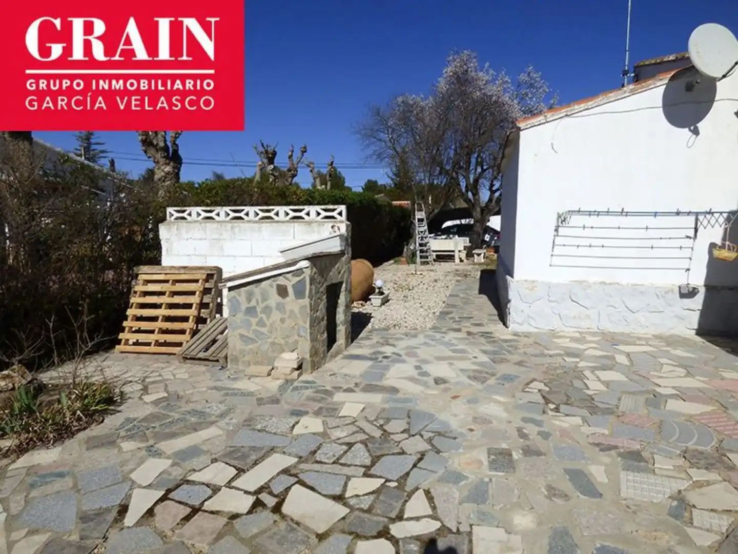 Vista exterior de Casa o chalet en venta en Albacete con Calefacción, Jardín privado y Piscina