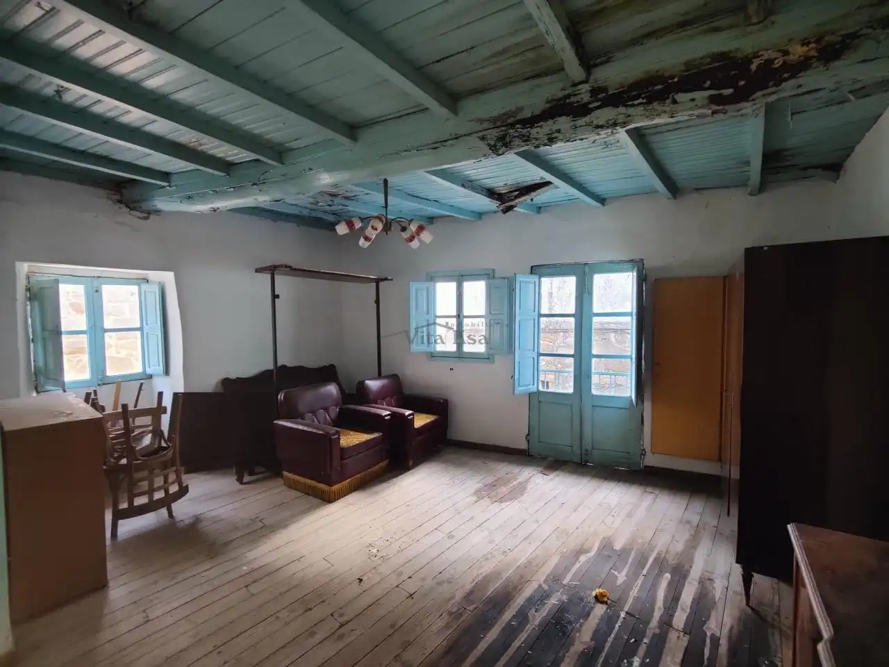 Sala de estar de Casa o chalet en venta en Taboadela con Jardín privado, Terraza y Amueblado