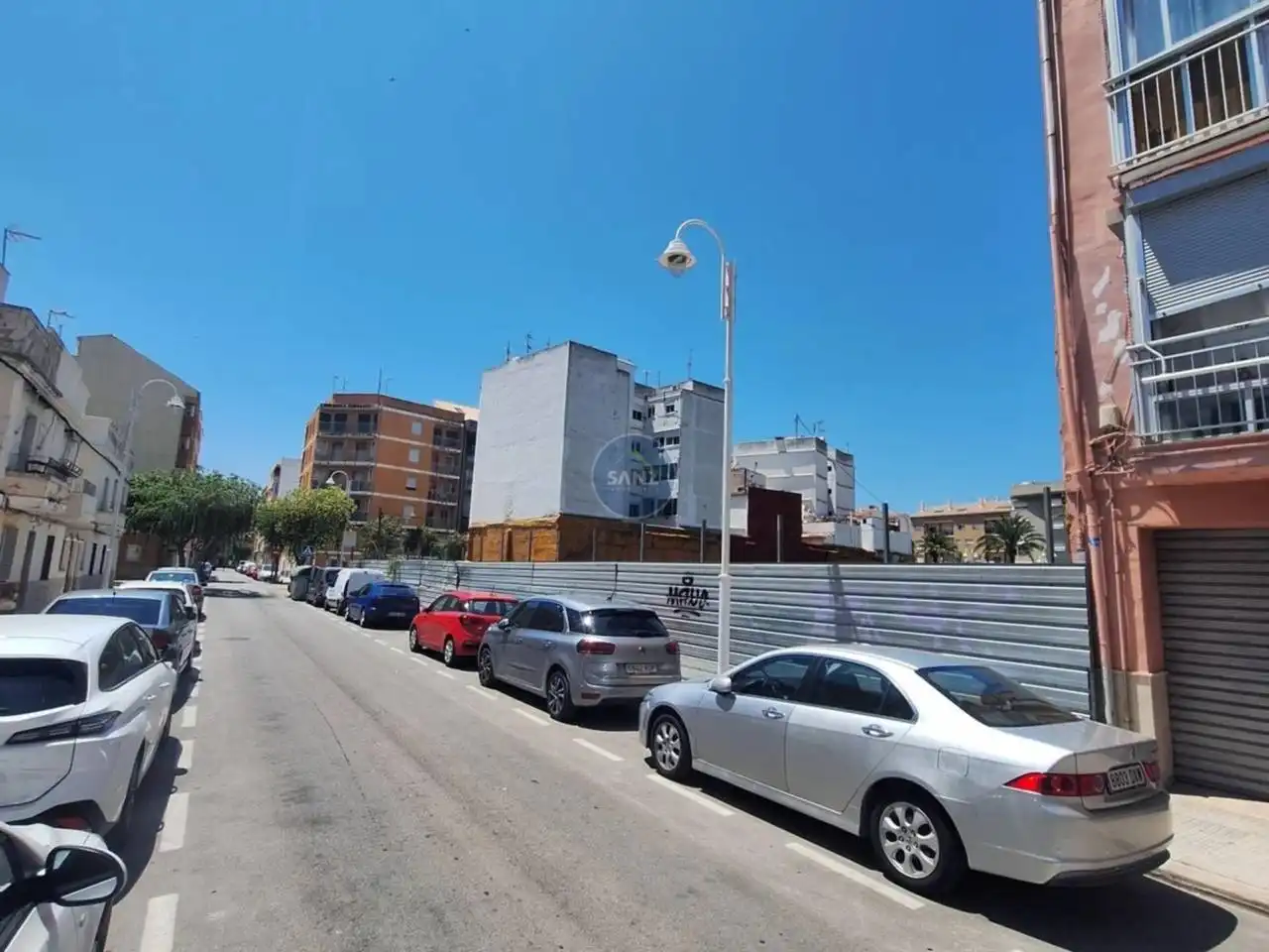 Vista exterior de Terreny industrial en venda en Gandia