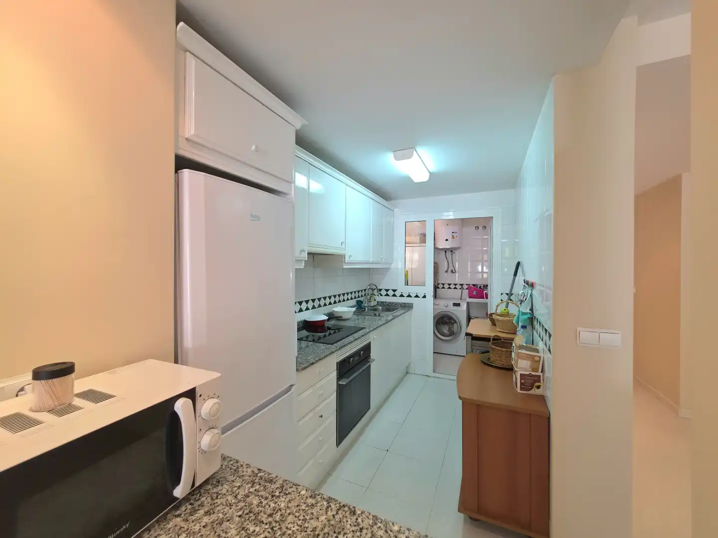 Kitchen of Flat for sale in Alicante / Alacant  with Private garden, Terrace and Swimming Pool