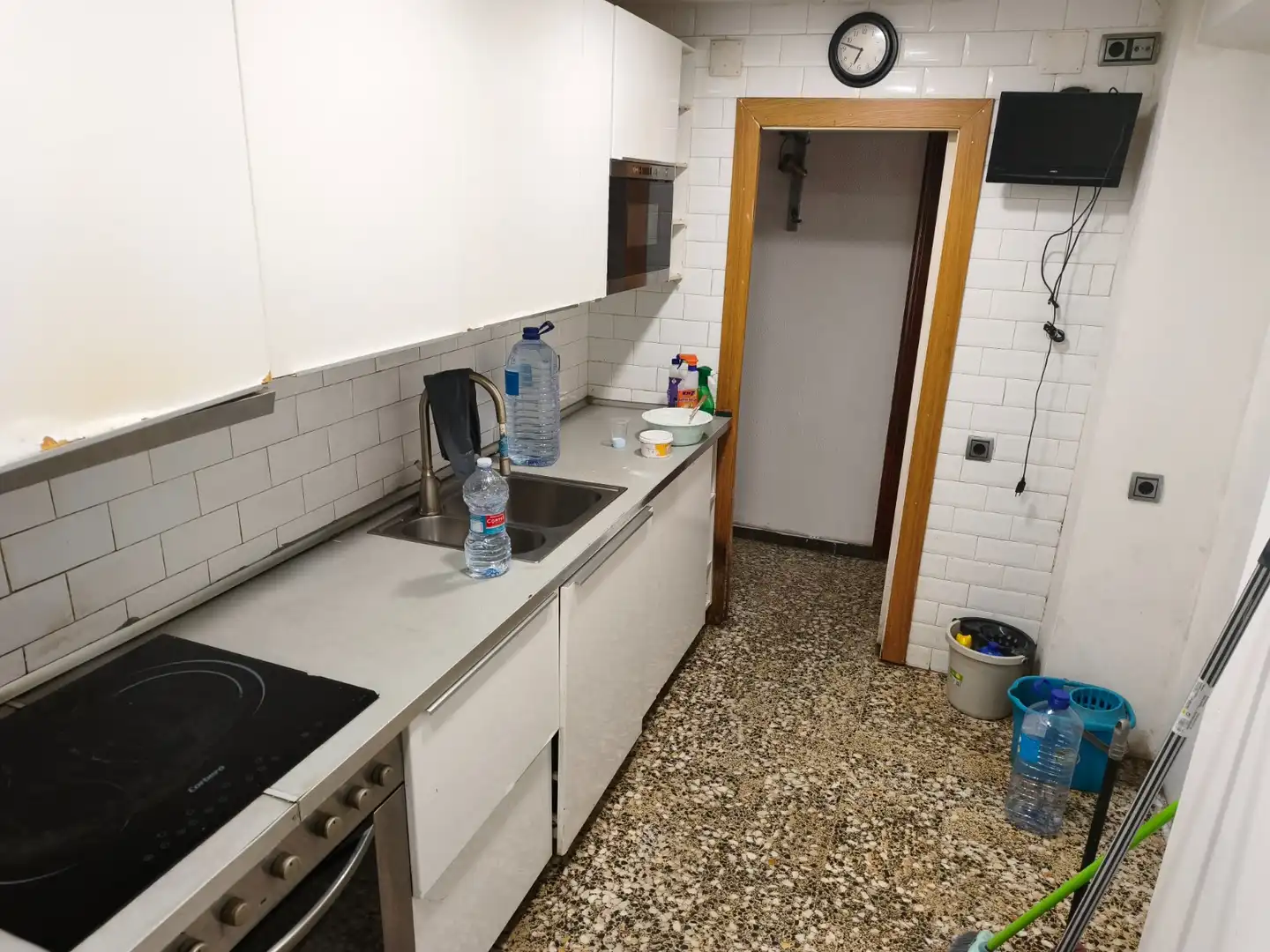 Küche von Wohnung zum Verkauf in Vilanova i la Geltrú mit Heizung, Abstellraum und Möbliert
