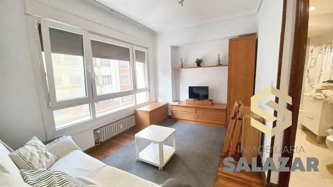 Living room of Flat for rent in Bilbao   with Heating and Microwave