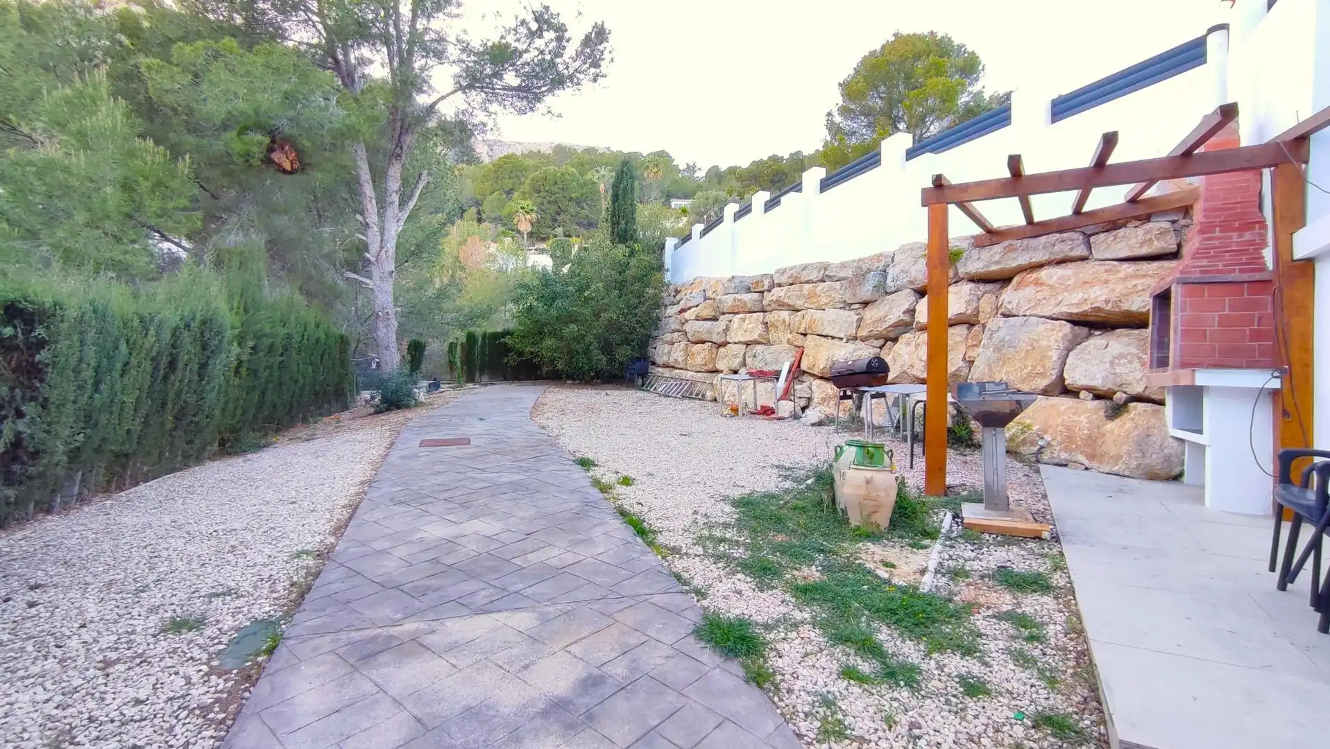 Jardí de Casa o xalet en venda en Calpe / Calp amb Aire condicionat, Jardí privat i Terrassa
