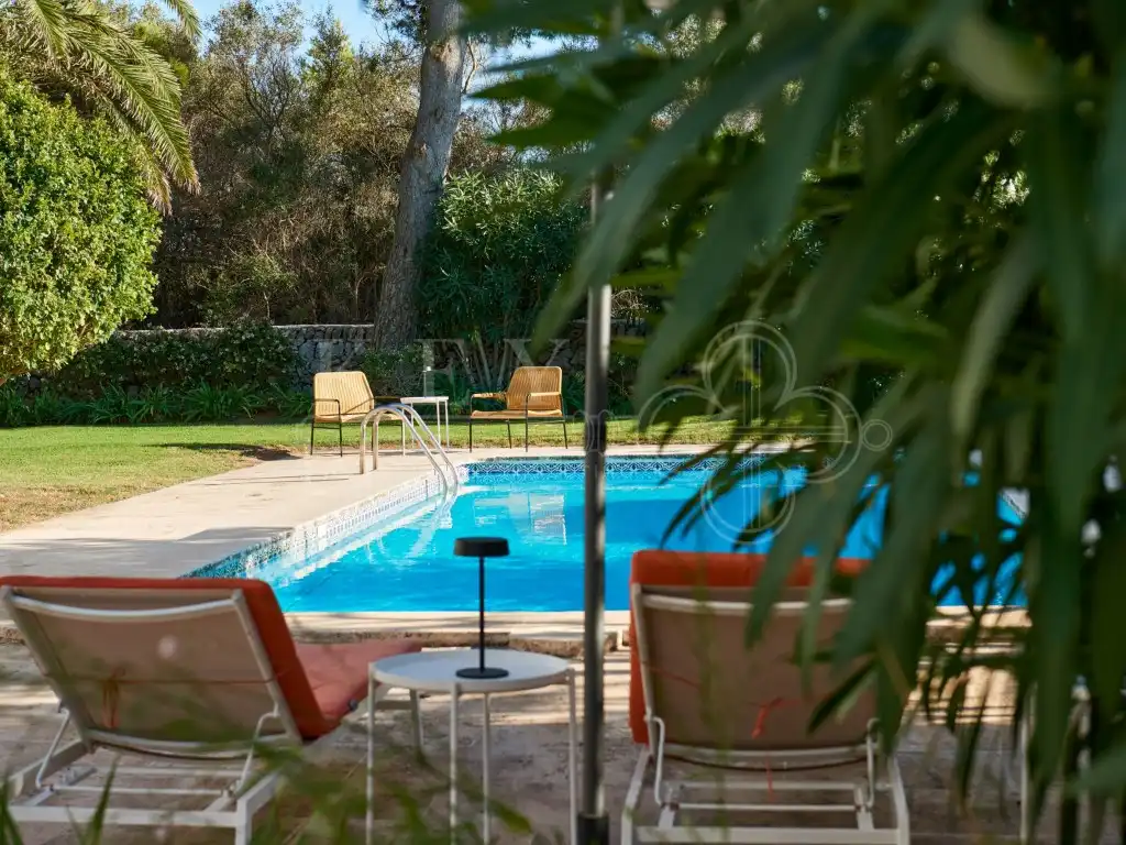 Swimming pool of Houses for sale in Es Castell  with Air Conditioner, Heating and Private garden