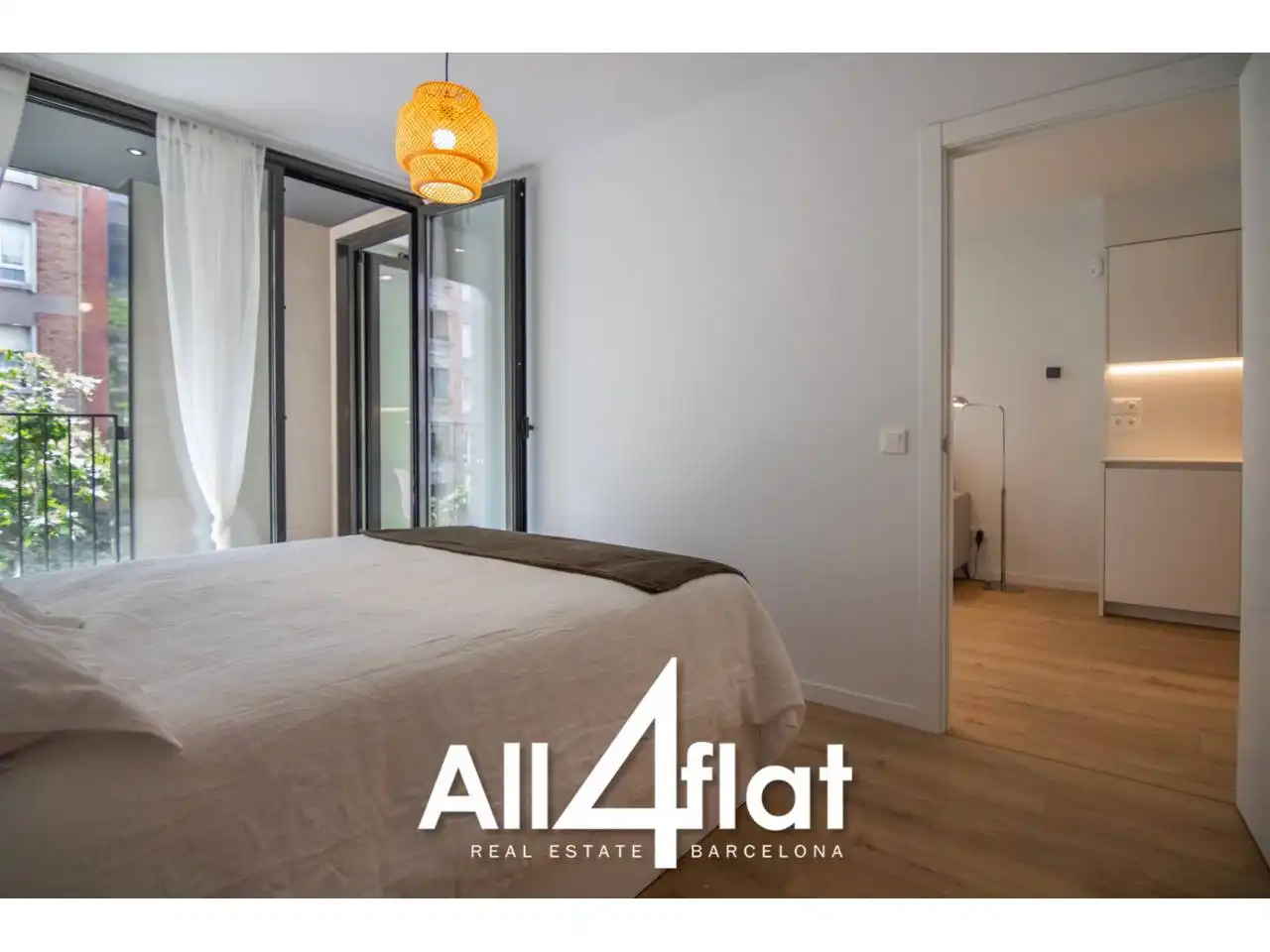 Bedroom of Flat for rent in Barcelona  with Air Conditioner, Heating and Furnished