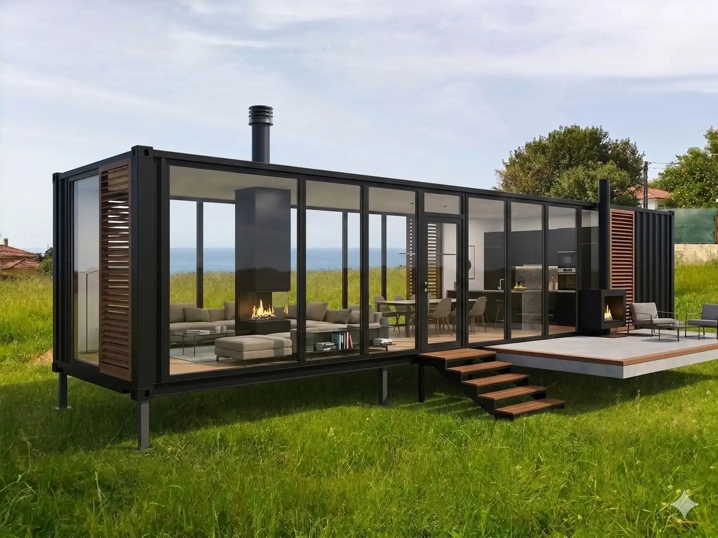 Jardín de Casa o chalet en venta en Castrillón con Trastero y Piscina