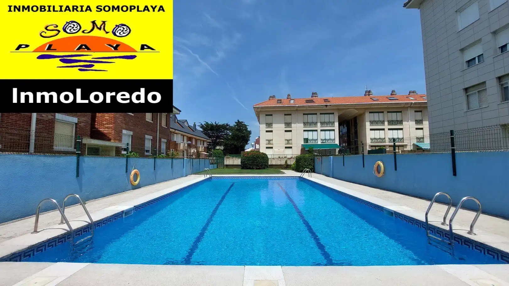 Schwimmbecken von Wohnung zur Miete in Ribamontán al Mar mit Terrasse, Möbliert und Gemeinschaftspool