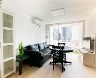 Living room of Flat to rent in  Barcelona Capital  with Air Conditioner, Heating and Terrace