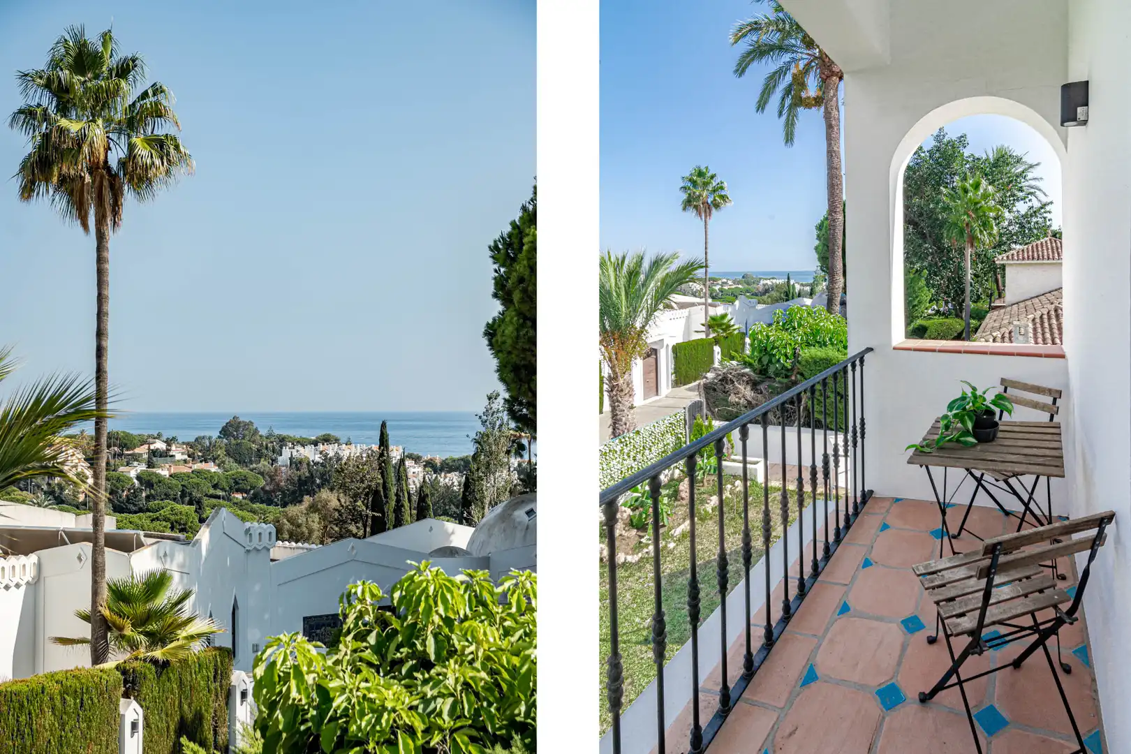 Vista exterior de Casa o xalet de lloguer en Marbella amb Aire condicionat, Jardí privat i Parquet