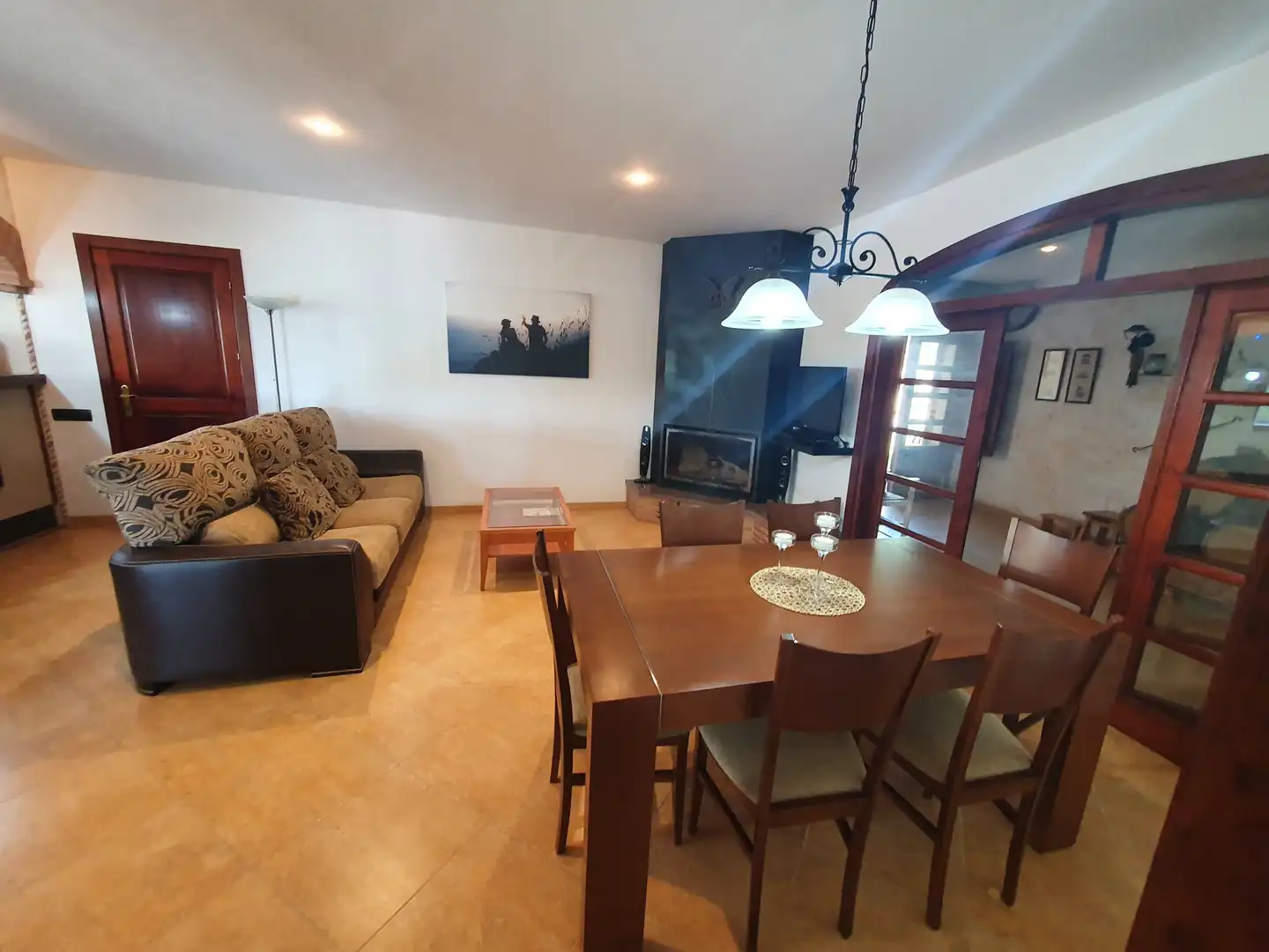 Sala de estar de Casa o chalet en venta en Guixers con Calefacción, Jardín privado y Terraza