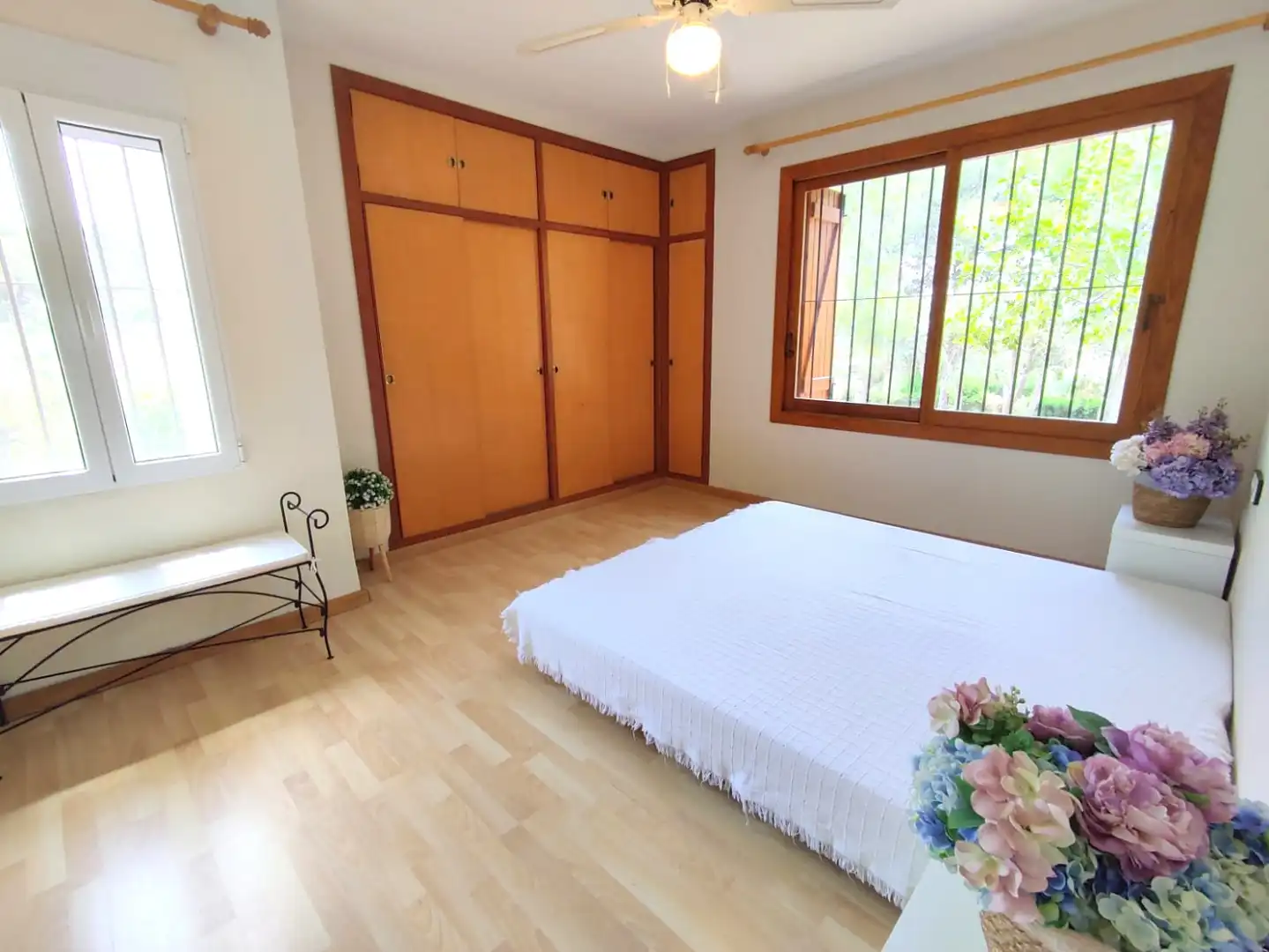 Schlafzimmer von Haus oder Chalet zur Miete in Puçol mit Heizung, Privatgarten und Terrasse