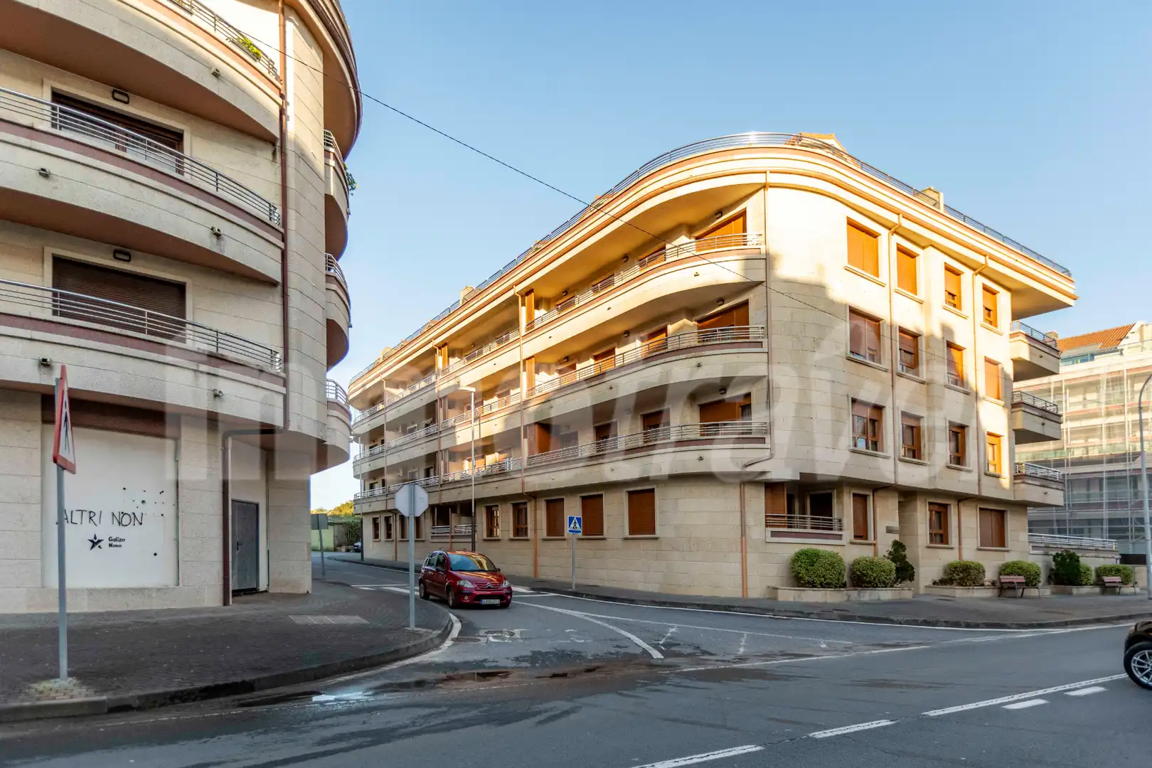 Vista exterior de Apartamento en venta en Sanxenxo con Parquet, Terraza y Trastero