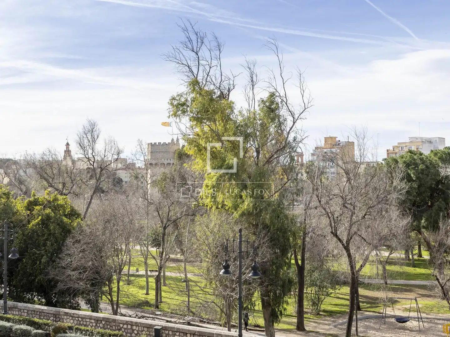 Jardí de Pis de lloguer en Valencia amb Aire condicionat, Terrassa i Traster