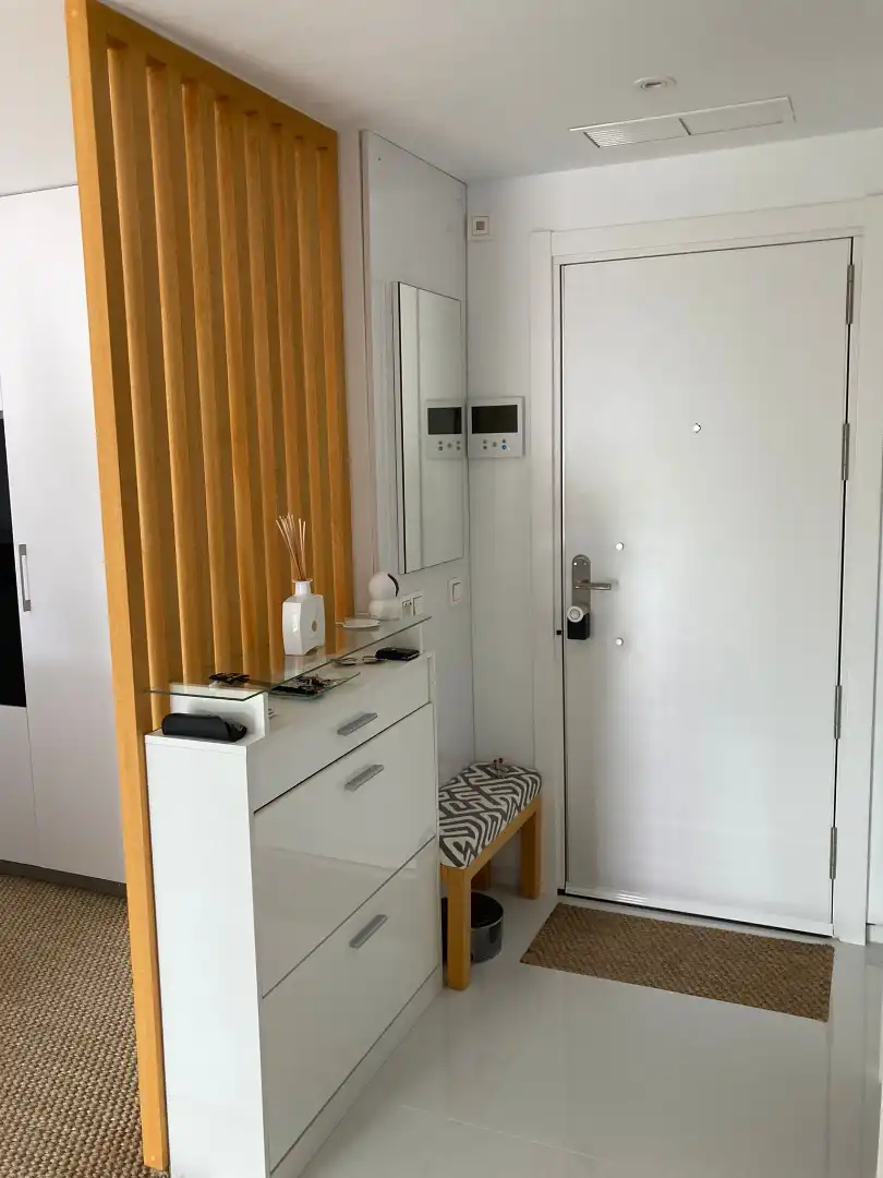 Dormitori de Apartament de lloguer en Marbella amb Aire condicionat, Moblat i Es permeten mascotes