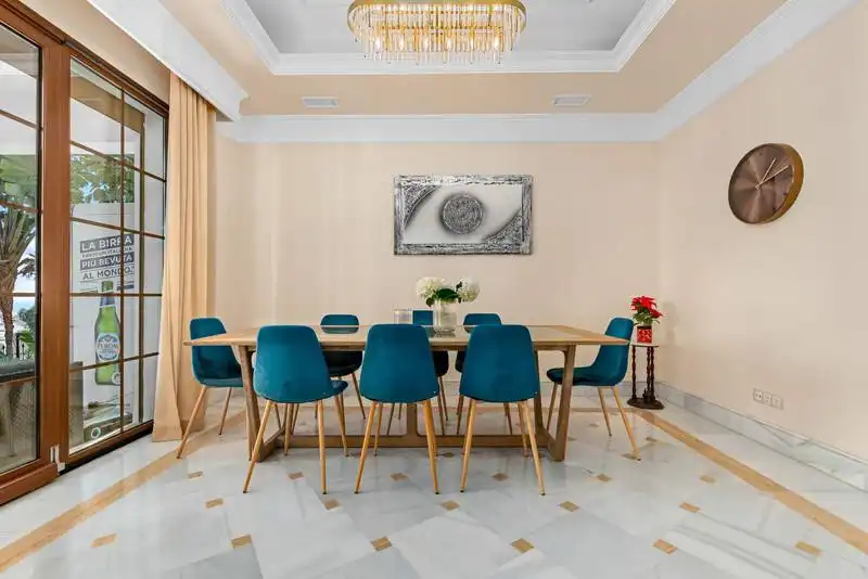 Dining room of Houses for rent in Marbella  with Air Conditioner, Heating and Private garden