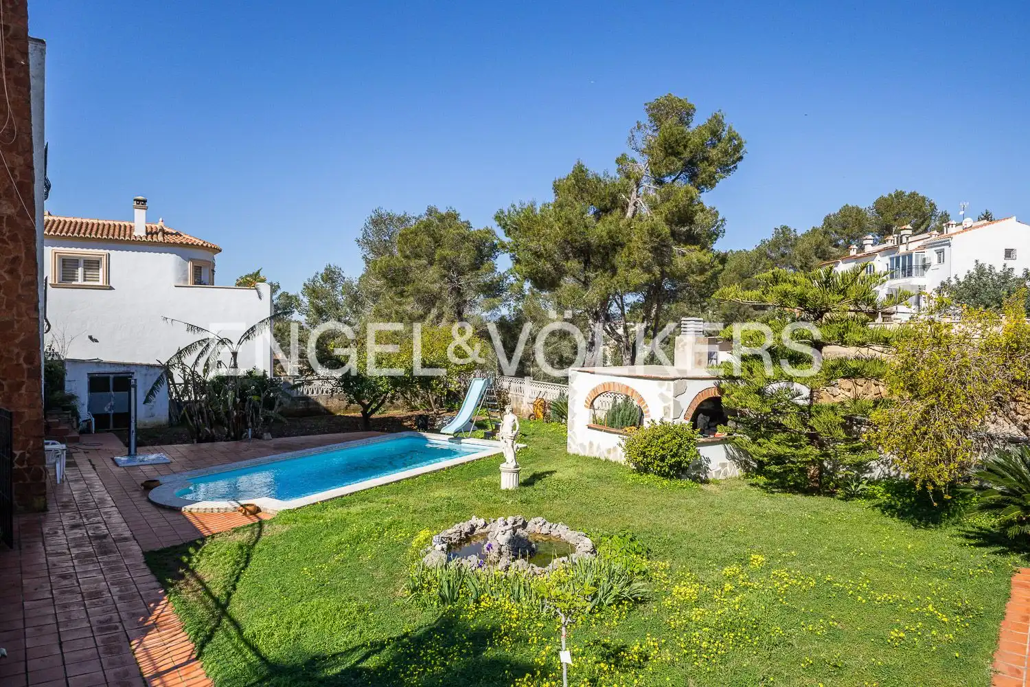 Jardín de Casa o chalet en venta en La Font d'en Carròs con Aire acondicionado, Calefacción y Jardín privado
