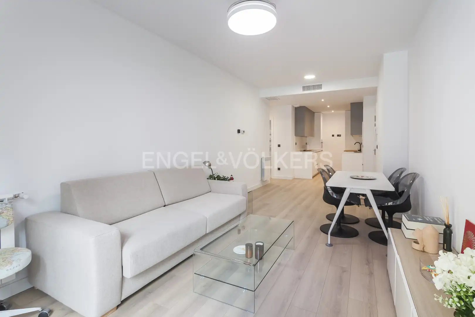 Sala de estar de Piso de alquiler en Madrid con Aire acondicionado, Calefacción y Jardín privado