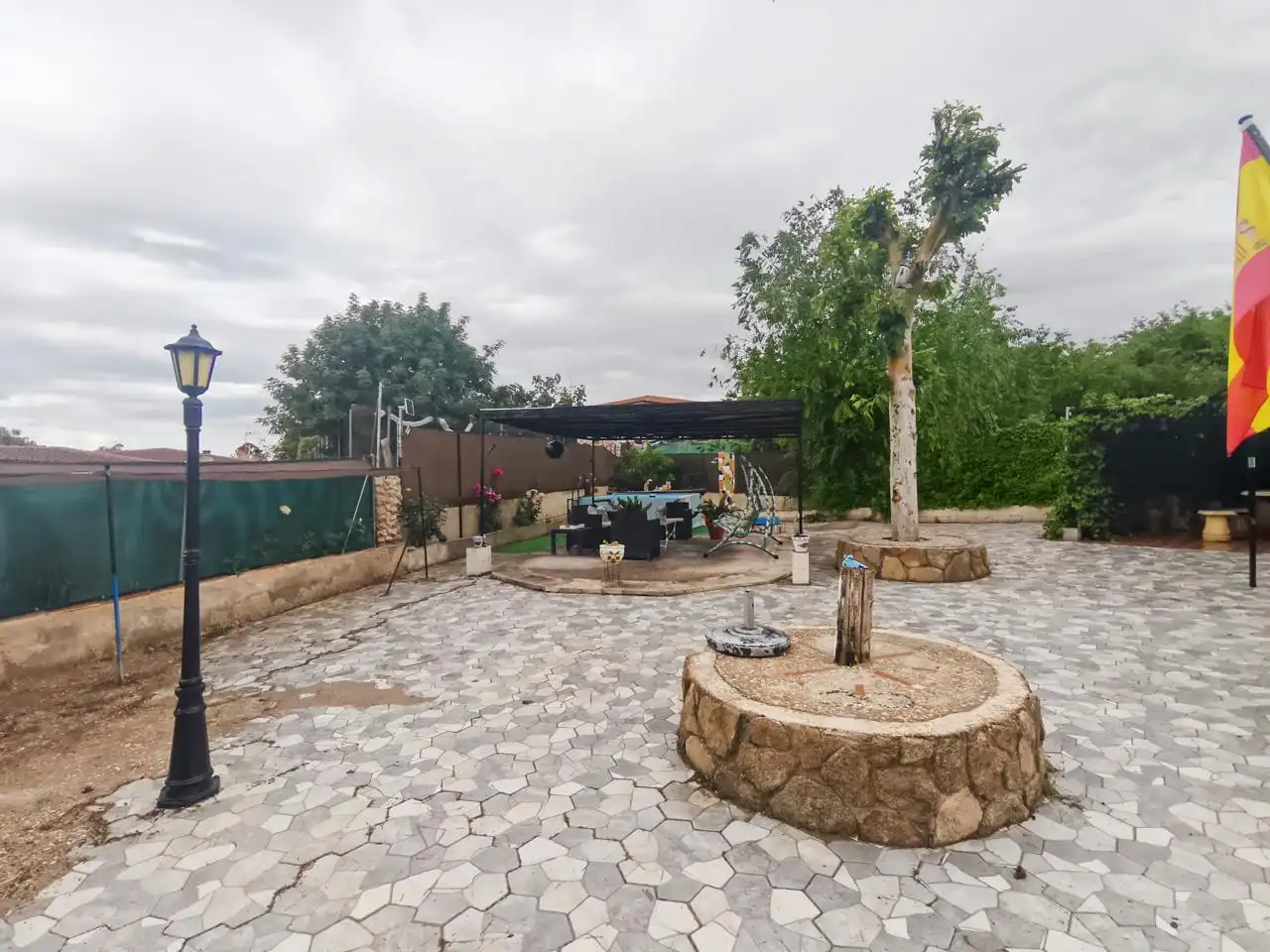 Terraza de Casa o chalet en venta en Barajas de Melo con Aire acondicionado, Calefacción y Jardín privado
