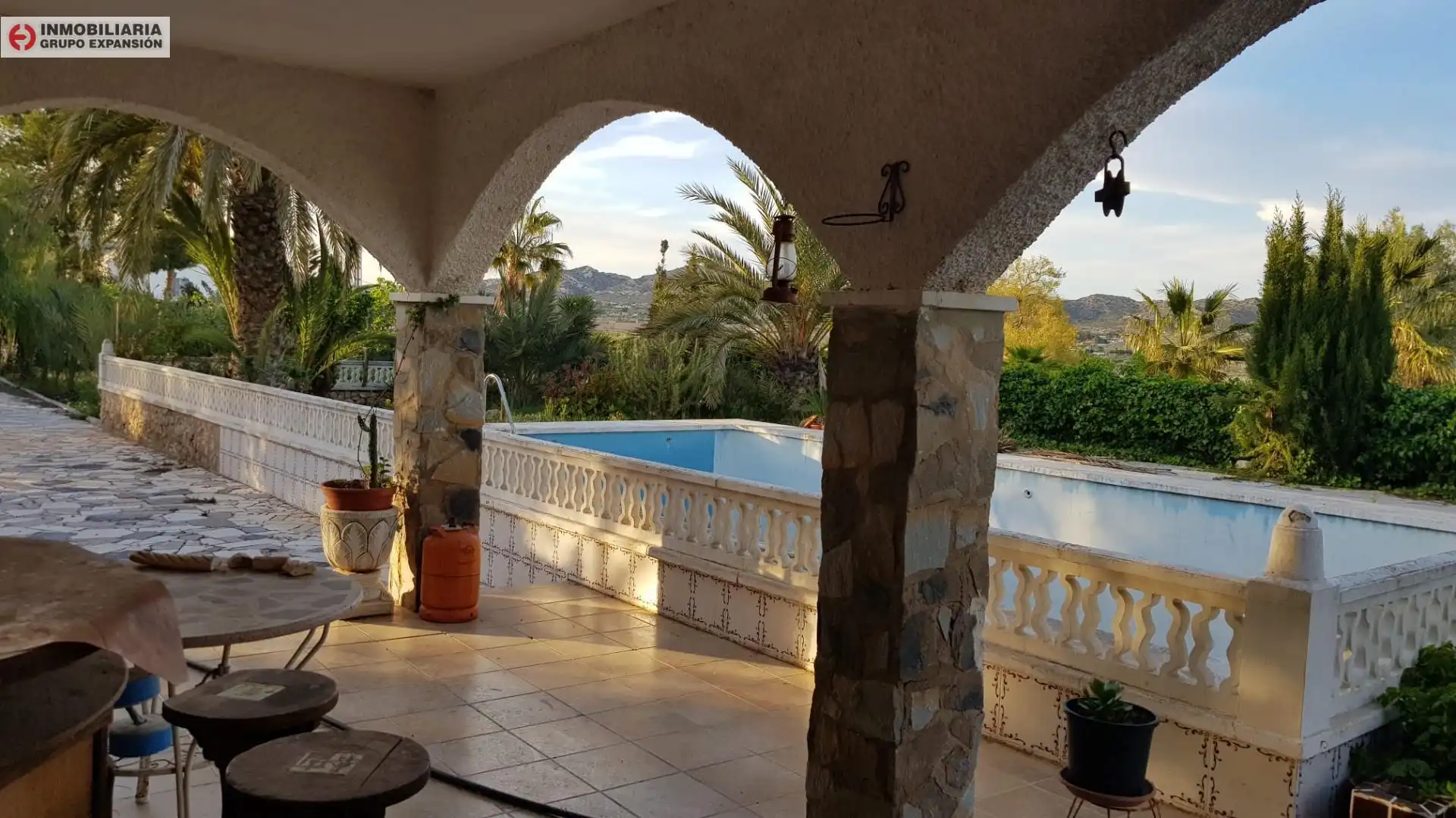 Piscina de Casa o xalet en venda en Aspe amb Jardí privat, Terrassa i Traster