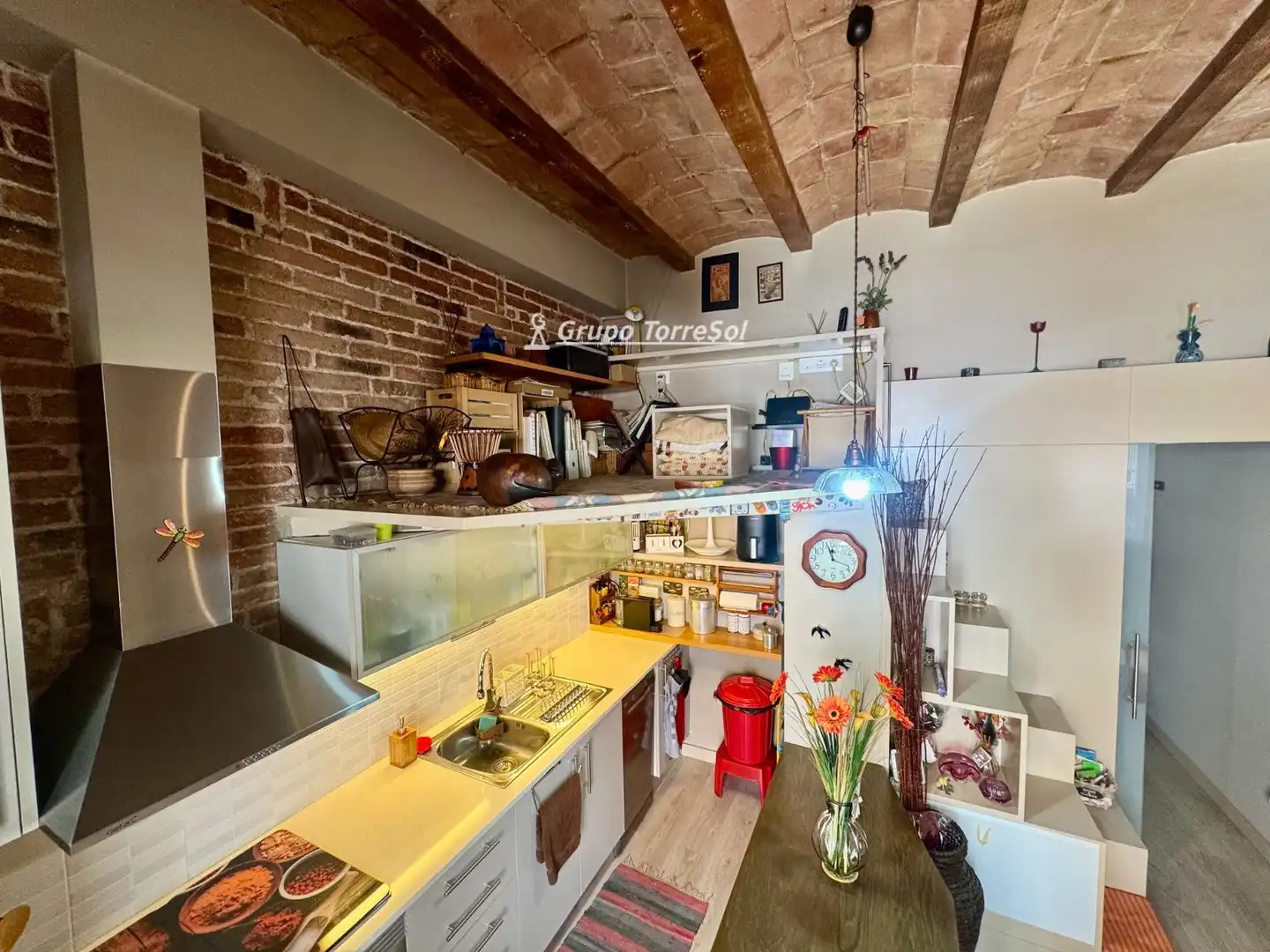 Kitchen of Flat for sale in Barcelona  with Air Conditioner, Heating and Terrace