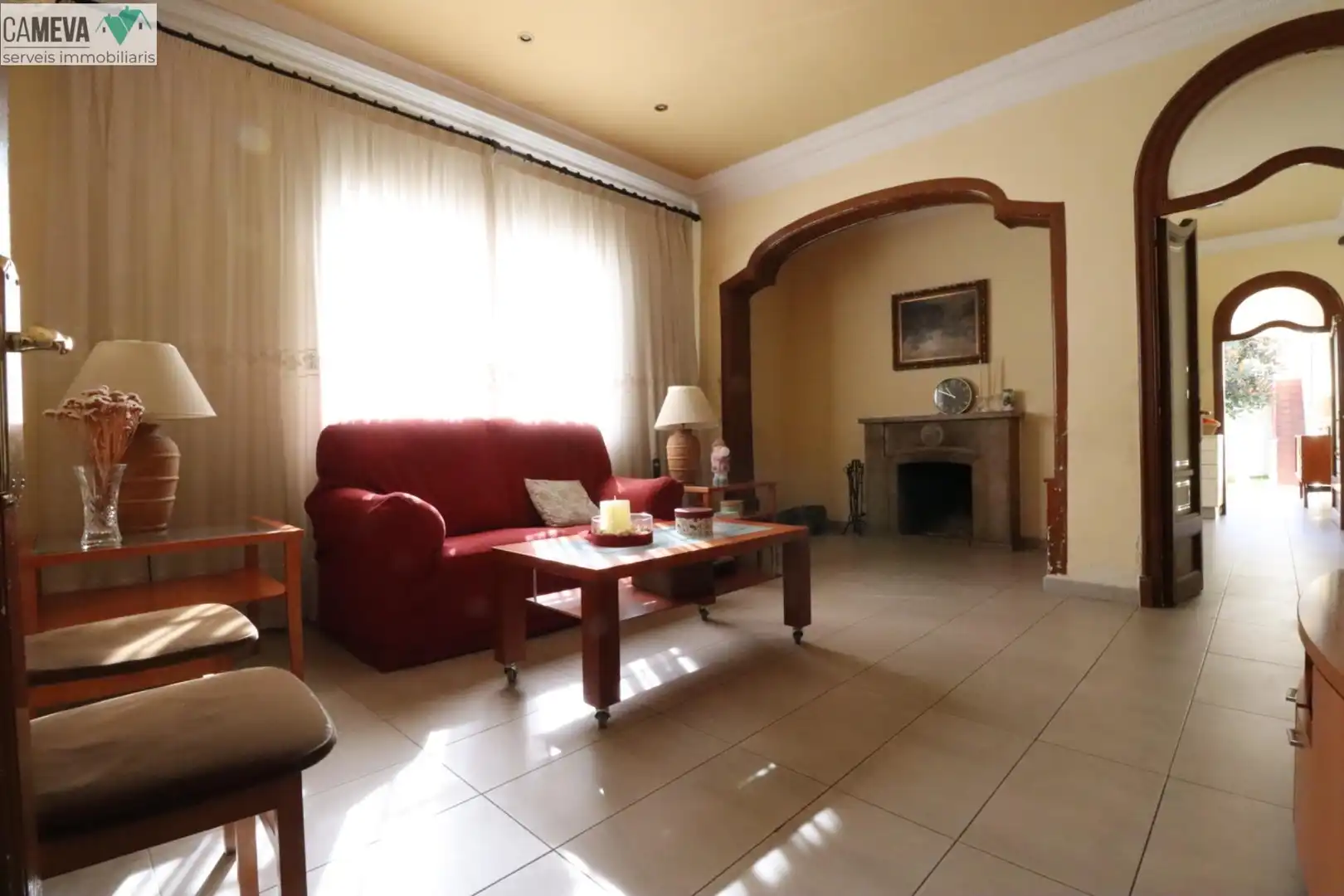 Living room of Houses for sale in Sabadell  with Heating, Private garden and Terrace