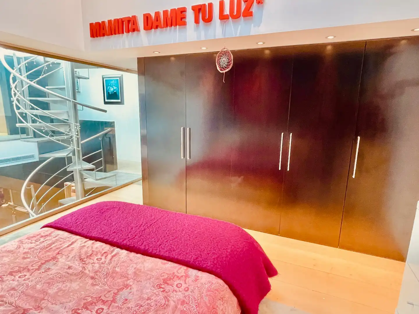 Schlafzimmer von Maisonette zur Miete in Madrid mit Klimaanlage, Heizung und Möbliert