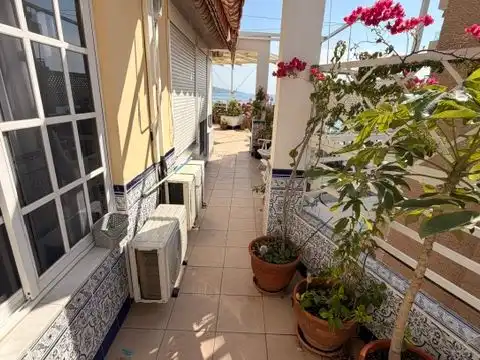 Terrasse von Dachboden zum Verkauf in Málaga Capital mit Klimaanlage, Terrasse und Balkon