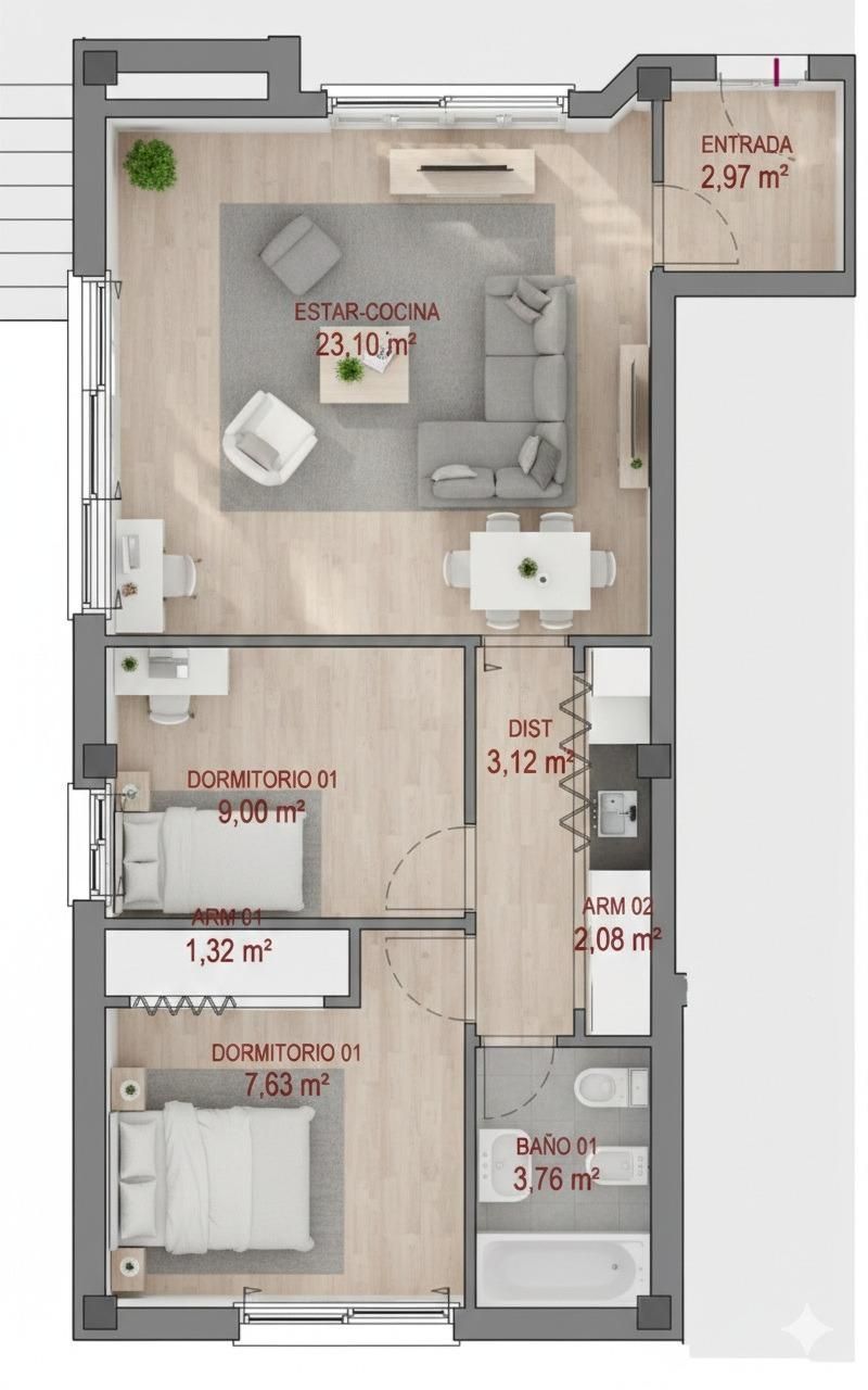 Flat for sale in Gualchos  with Terrace and Community pool