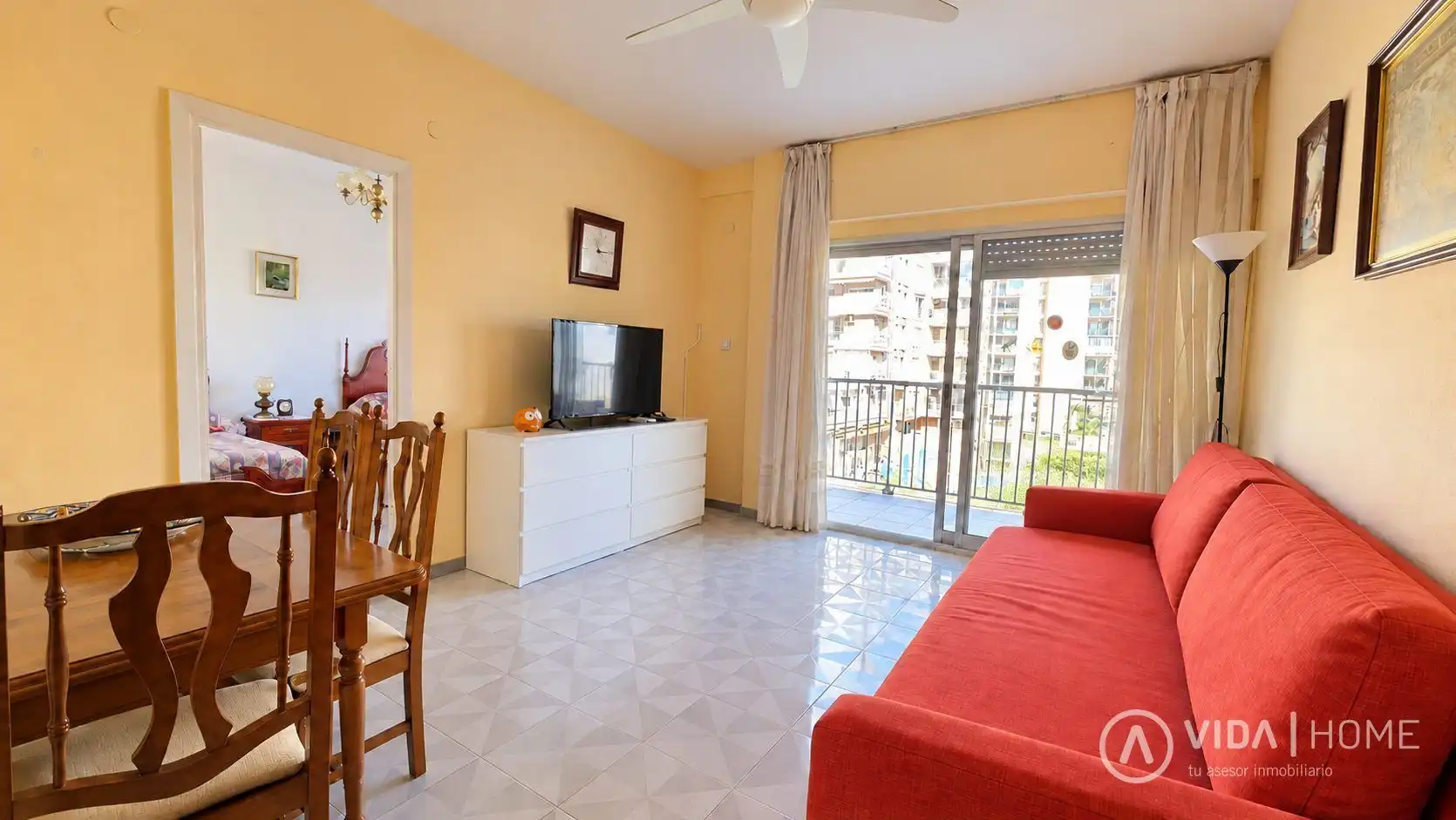Sala d'estar de Apartament en venda en Gandia amb Terrassa i Moblat