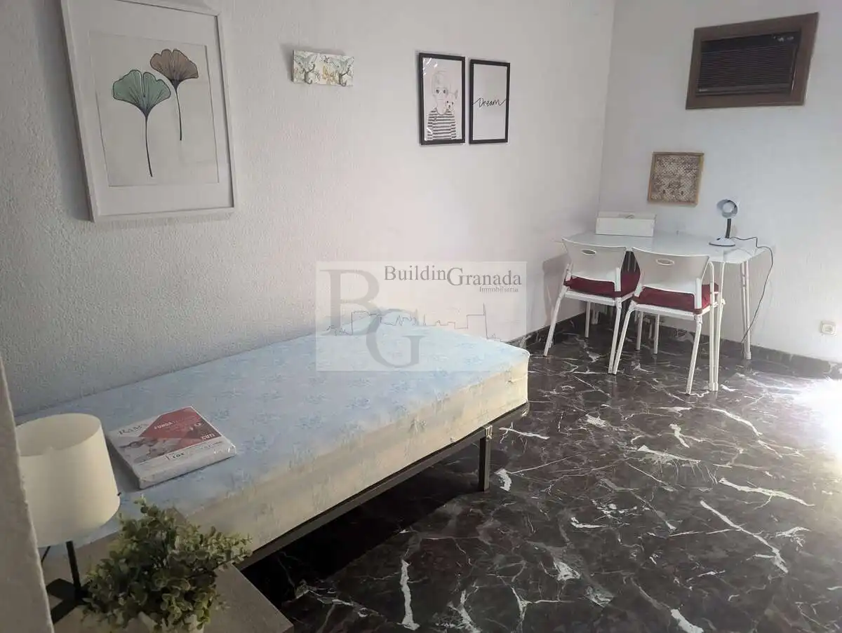 Bedroom of Flat for rent in Granada  with Terrace and Furnished