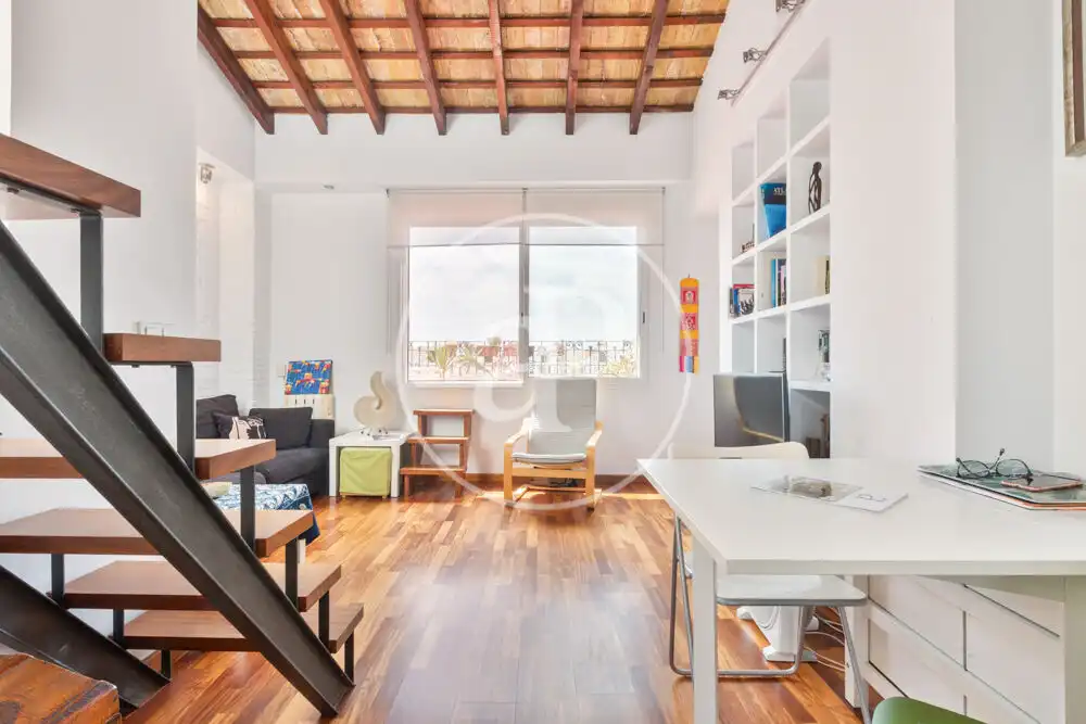 Sala de estar de Ático en venta en Valencia con Aire acondicionado, Calefacción y Terraza