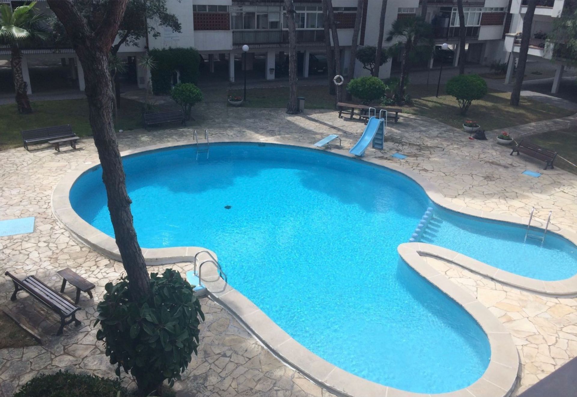 Piscina de Pis de lloguer en Castelldefels amb Calefacció, Terrassa i Forn