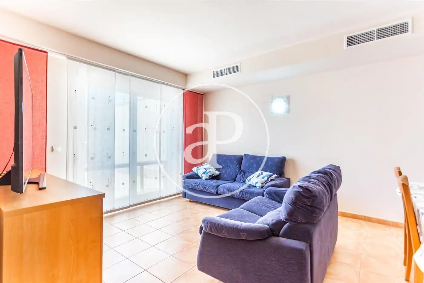 Sala de estar de Piso en venta en Cullera con Aire acondicionado, Calefacción y Jardín privado