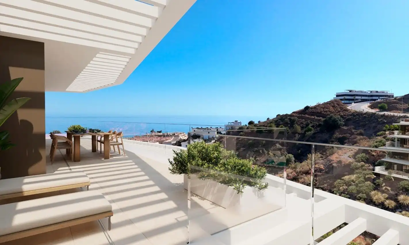 Terraza de Apartamento en venta en Rincón de la Victoria con Aire acondicionado, Terraza y Trastero