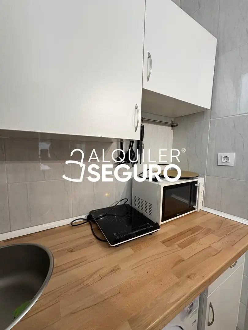 Küche von Wohnung zur Miete in Madrid mit Klimaanlage, Heizung und Möbliert