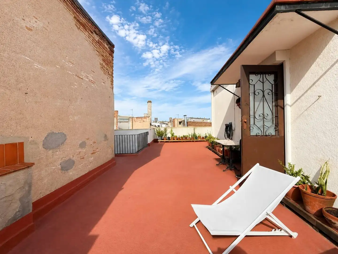 Terrasse von Dachboden zum Verkauf in Barcelona mit Klimaanlage, Heizung und Terrasse