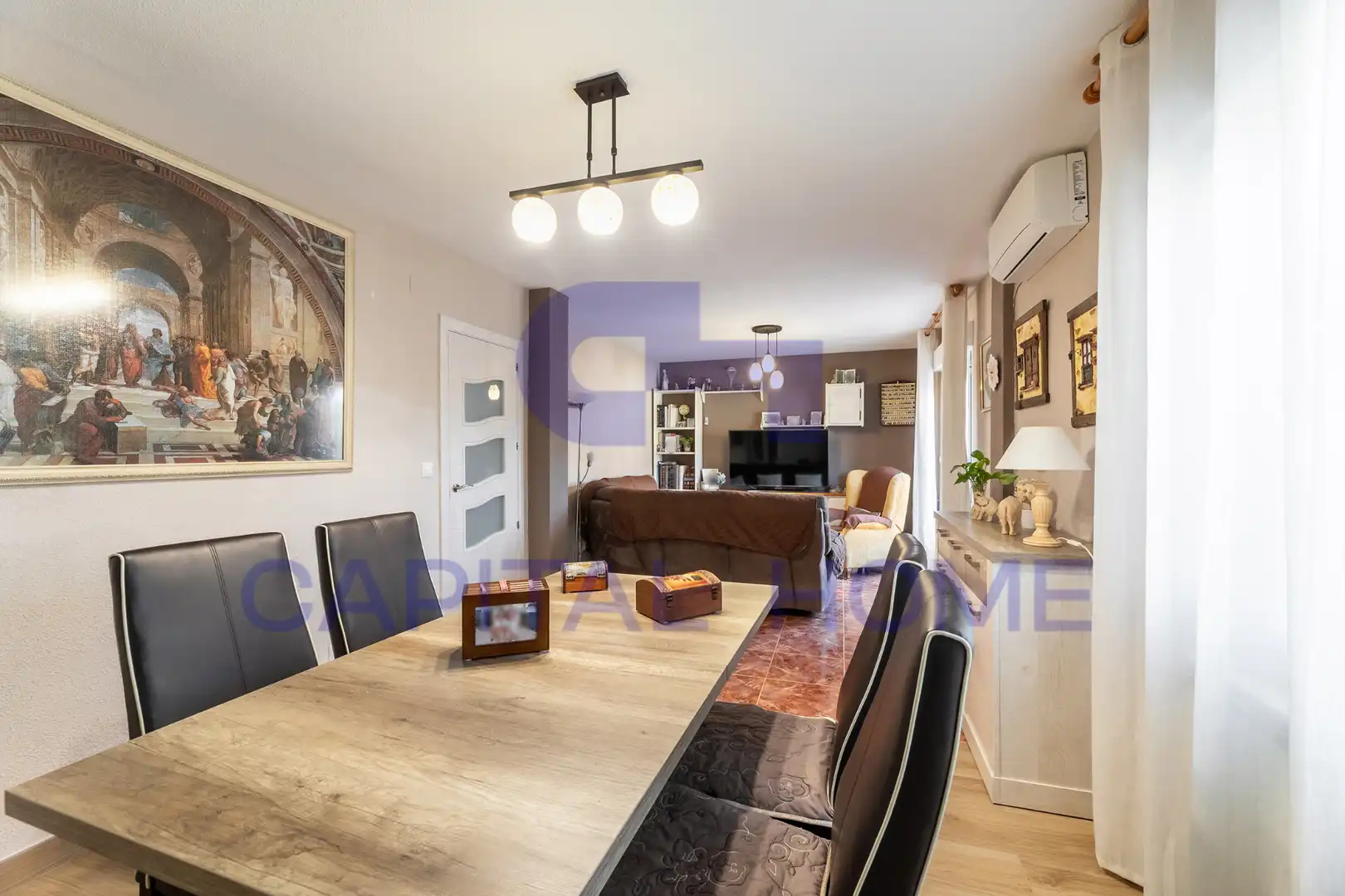 Living room of Houses for sale in Azuqueca de Henares  with Air Conditioner, Heating and Storage room