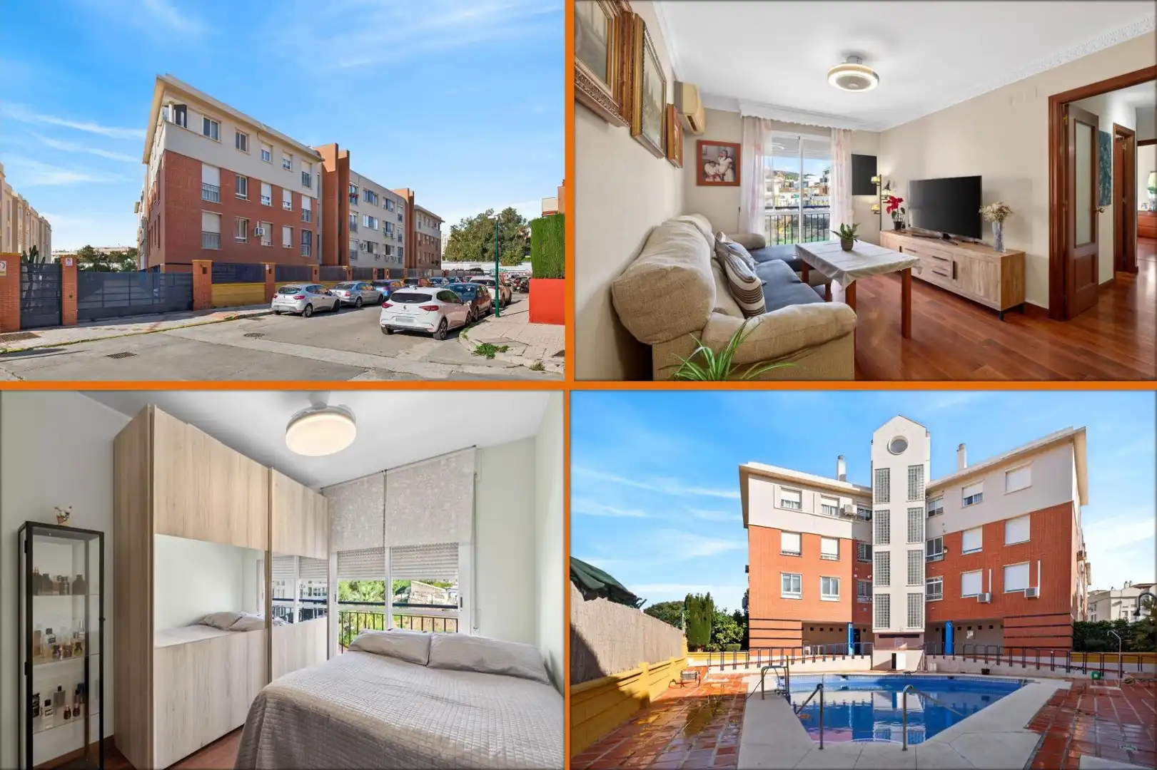 Vista exterior de Piso en venta en Málaga con Piscina comunitaria