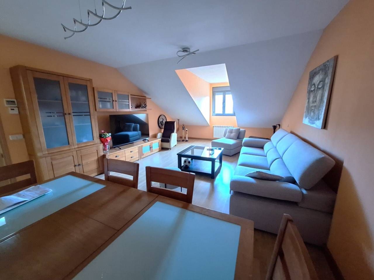 Sala de estar de Piso en venta en Fuenlabrada con Aire acondicionado, Calefacción y Parquet