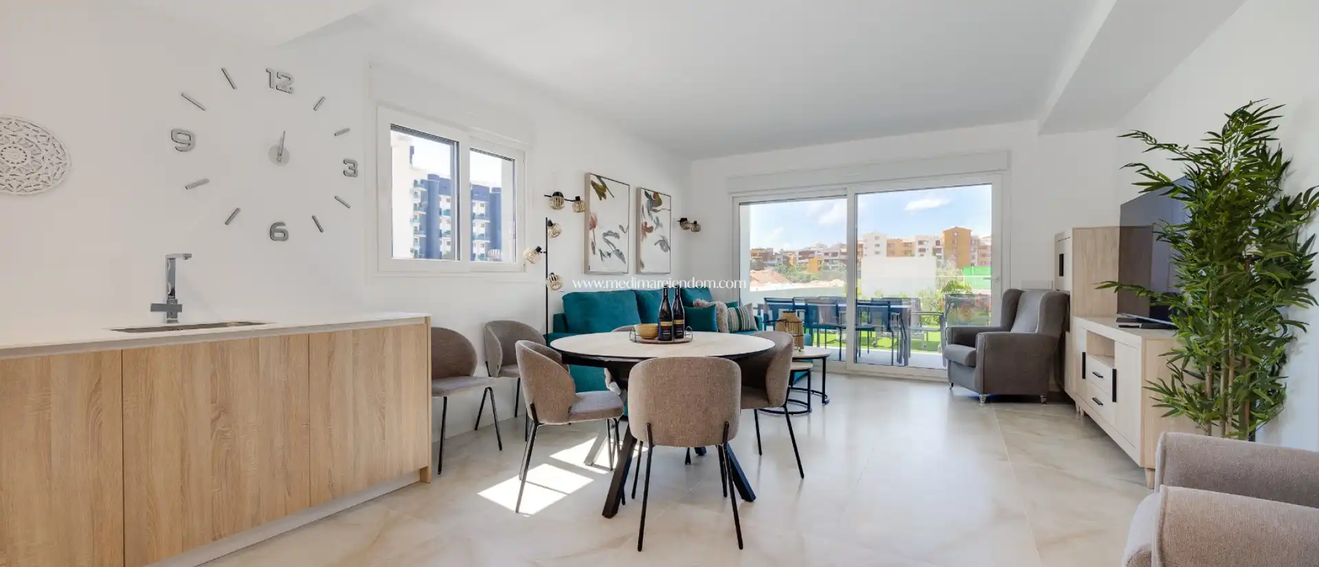 Dining room of Flat for sale in Orihuela  with Air Conditioner, Heating and Private garden