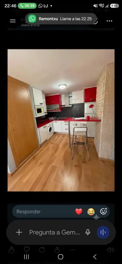Cuina de Apartament de lloguer en Toledo amb Aire condicionat, Calefacció i Parquet