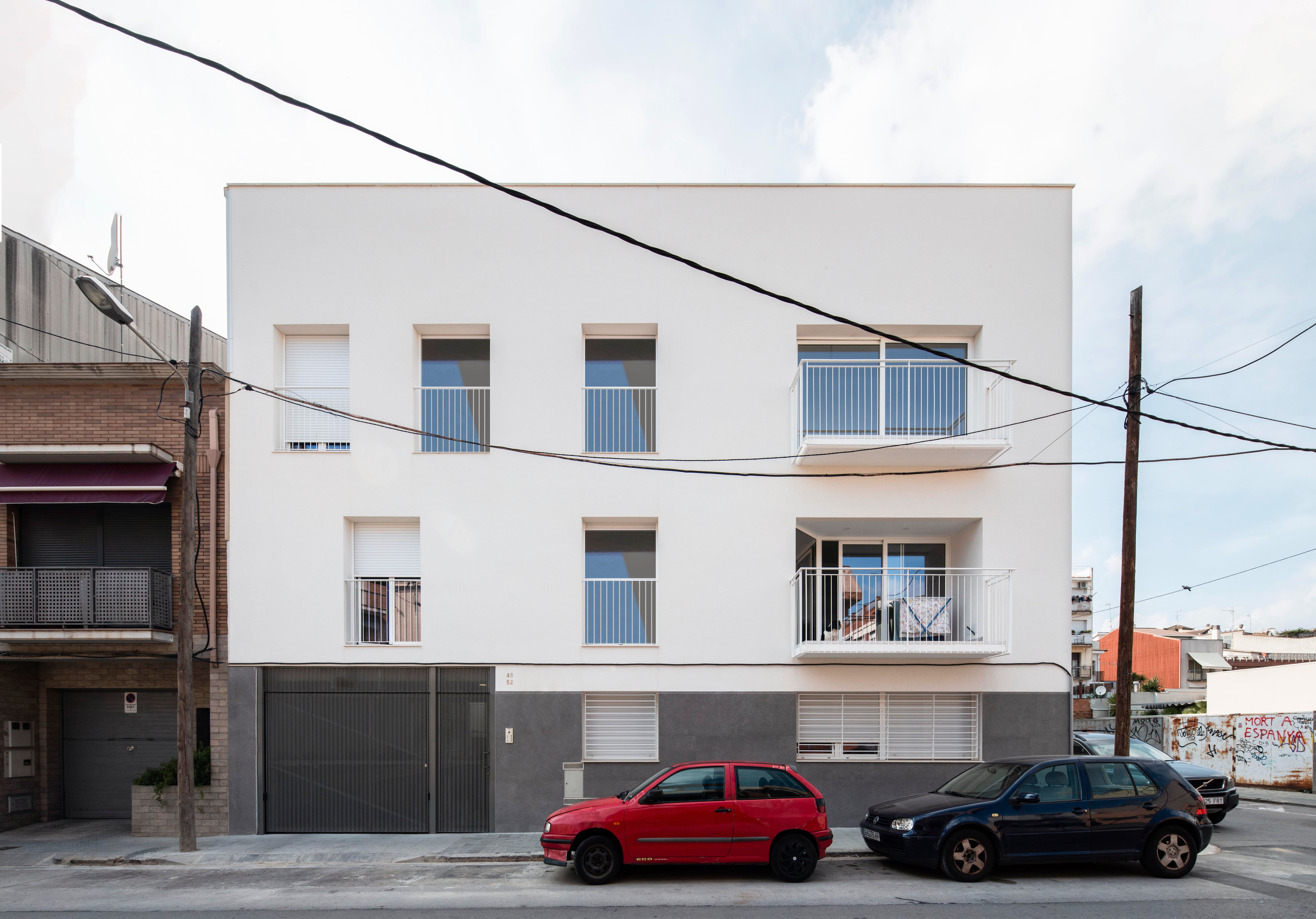 Vista exterior de Garatge en venda en Granollers