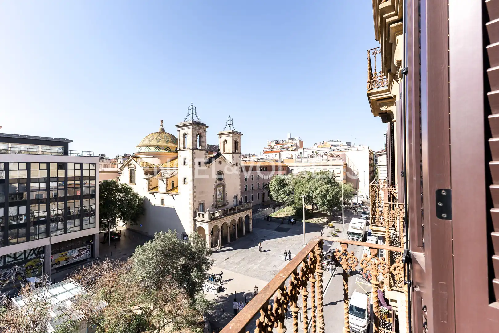 Vista exterior de Pis de lloguer en Barcelona amb Aire condicionat, Calefacció i Parquet