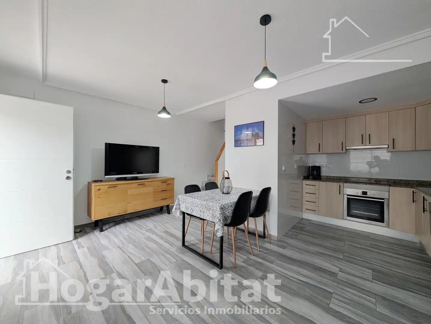 Sala de estar de Casa o chalet en venta en Santa Pola con Aire acondicionado, Terraza y Amueblado